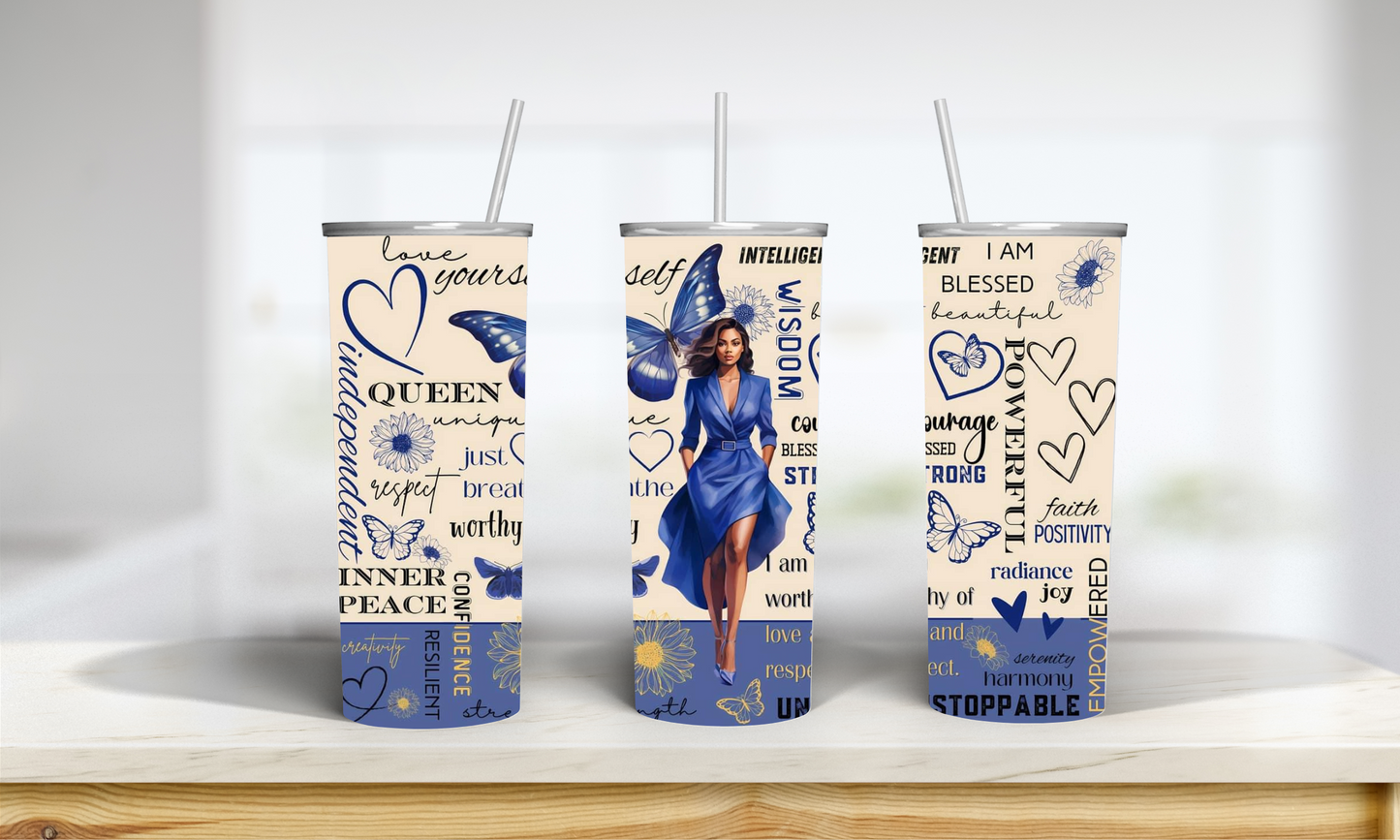 Blue Queen Tumbler