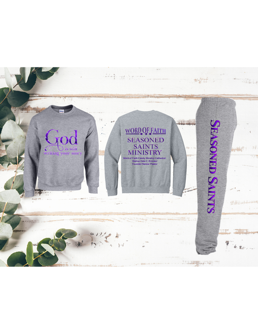 Grey Seasoned Saints Sweatsuits