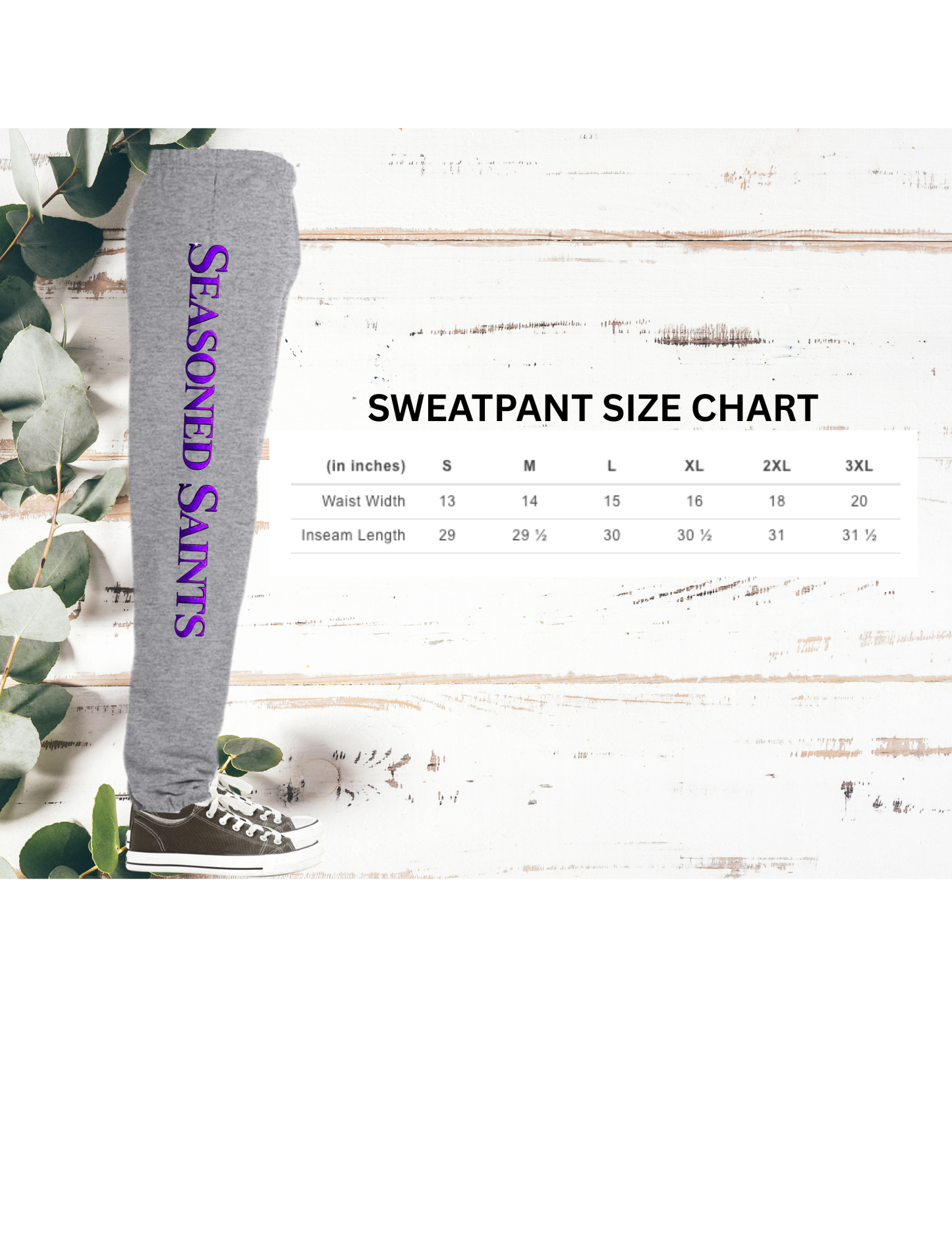 Grey Seasoned Saints Sweatsuits