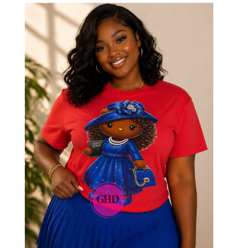 Sunday Best Afro Kitty Shirt