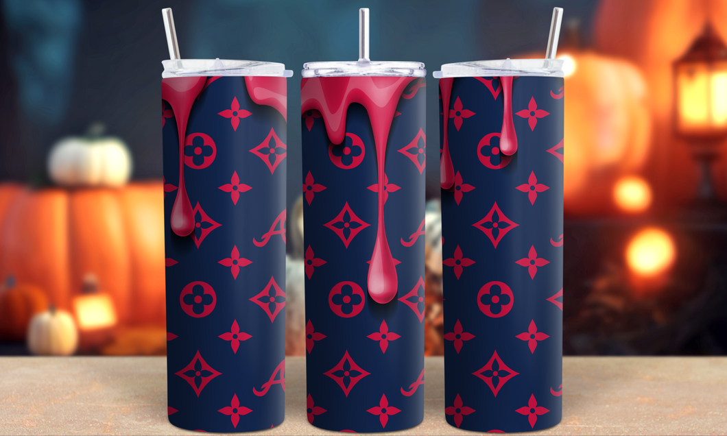 Braves Drip Tumbler