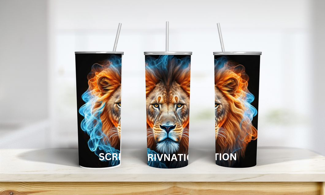 Scrivnation Lion (Glow in the Dark) Tumbler