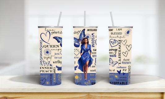 Blue Queen Tumbler